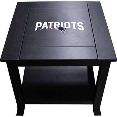 Imperial Officially Licensed NFL Furniture: Hardwood Side/End Table, New England Patriots
