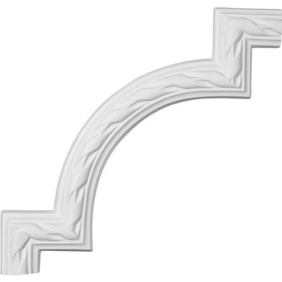 Ekena Millwork PML11X11JA Jackson French Ribbon Panel Molding Corner, 11 3/8-Inch x 11 3/4-Inch