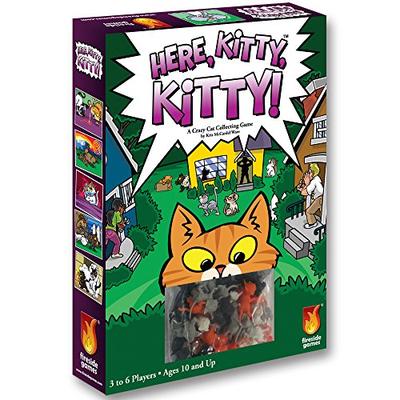 Fireside Games Here Kitty Kitty Board Game - Board Games for Families - Board Games for Kids 7 and u