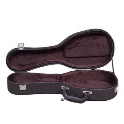 Ohana Pineapple Soprano Ukulele Hardshell Case Deluxe Black Velvet Interior