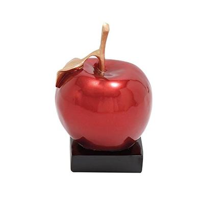 Deco 79 Polystone Red Apple, 11 by 17-Inch