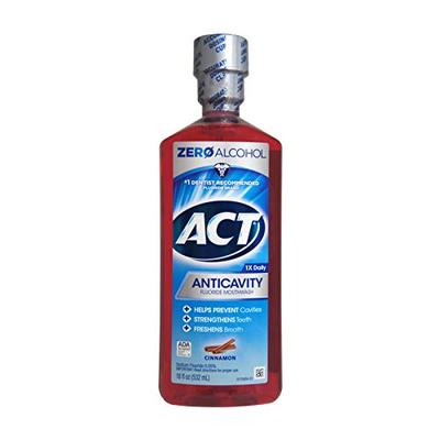 ACT Anticavity Fluoride Rinse Cinnamon 18 oz (Pack of 3)