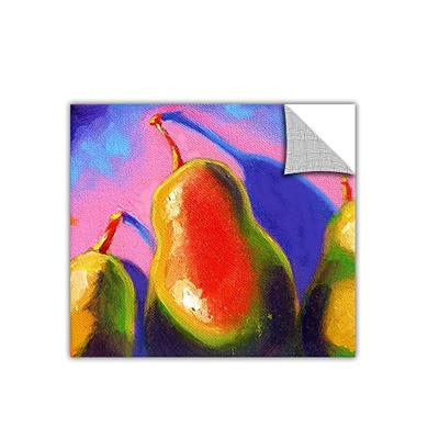 ArtWall Appealz Susi Franco Removable Graphic Wall Art, 18 by 18-Inch, Pearfect Shadow