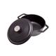 Victoria 4-Quart Cast-Iron Dutch Oven with Lid and Dual Loop Handles, Seasoned with Flaxseed Oil, Made in Colombia