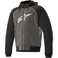 Alpinestars Chrome Sport Motorrad Hoodie, grau, Größe 3XL