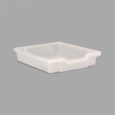 Whitney Brothers 101-289 17" x 12 1/4" x 3" F1 Translucent Plastic Tray