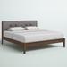 Mercury Row® Hayworth Platform Bed Wood & /Upholstered/Polyester in Gray | 41.73 H x 77.95 W x 85.24 D in | Wayfair