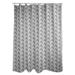 East Urban Home Classic Skyscrapers Single Shower Curtain Polyester in Gray | 74 H x 71 W in | Wayfair 9F17DAE495344C66840B52F7F9AA126C