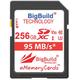 BigBuild Technology 256GB UHS-I U3 95MB/s Memory Card For Panasonic Lumix DMC TZ80, TZ81, TZ81EG-K, TZ81EG-K, TZ81EG-S, TZ90, TZ90EB-K, TZ91, ZS50K, ZS50S, ZS70 Camera