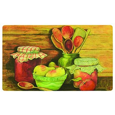 Mohawk Home Wooden Spoons Stain Resistant Cushioned Comfort Kitchen Mat, 18x30, Multicolor