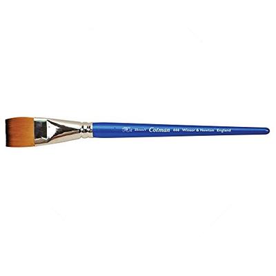Winsor & Newton Cotman Water Colour Series 666 Short Handle Synthetic Brush - One Stroke 1"