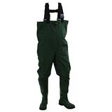 Frogg Toggs Cascades 2-ply Poly/Rubber Bootfoot Chest Wader, Cleated Outsole, Forest Green, Size 12 screenshot. Fishing Gear directory of Sports Equipment & Outdoor Gear.