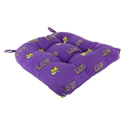 College Covers LSUDC Indoor/Outdoor Seat Patio D Cushion, 20" x 20", Purple