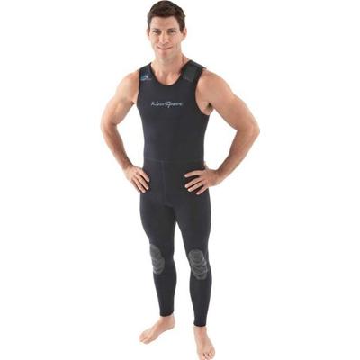NeoSport Wetsuits Men's Premium Neoprene 3mm John, Black, Medium - Diving, Snorkeling & Wakeboarding