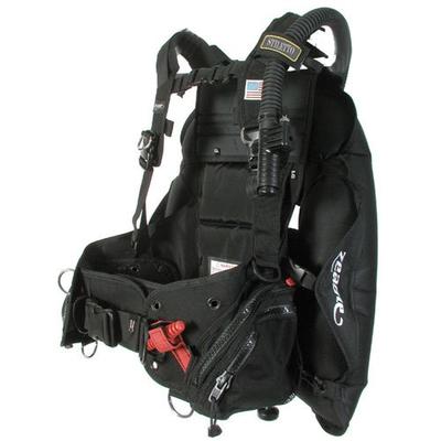 Zeagle Stiletto BCD with The Ripcord Weight System, Black, Medium