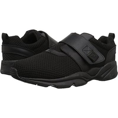 Propet Women's Stability X Strap Sneaker, Black, 11 Medium US