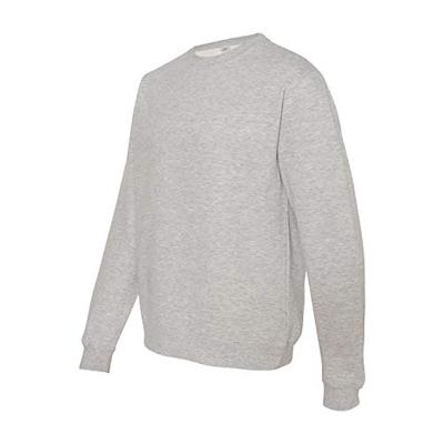 Independent Trading SS3000 Men's Midweight Crewneck Sweatshirt Grey Heather Large