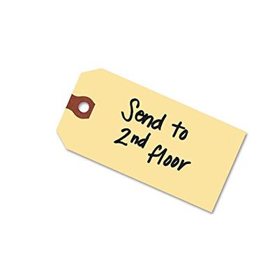 Avery 12306 Unstrung Shipping Tags, 13-pt. Stock, 5 1/4 x 2 5/8, Manila (Box of 1000)