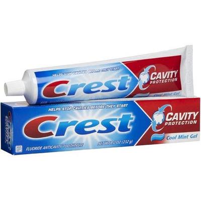 Crest gel cavity protection cool mint toothpaste (Pack of 12)