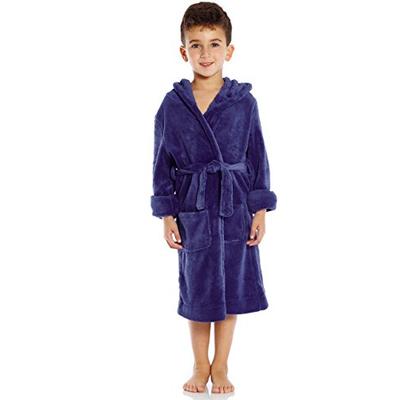 Leveret Kids Fleece Sleep Robe Royal Blue Size 8 Years