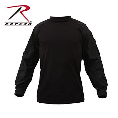 Rothco Military Combat Shirt, Black, XXX-Large