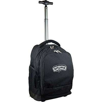 NBA San Antonio Spurs Expedition Wheeled Backpack, 19-inches, Black