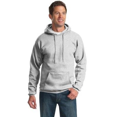 Port & Company Men's Ultimate Pullover Hooded Sweatshirt M White