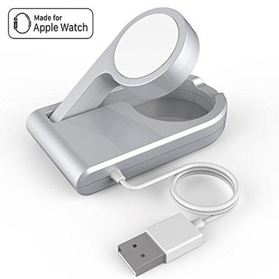 [MFI Certified] Apple iWatch Protable Magnetic Charging Dock,Foldable Design to Enable Nightstand Mo