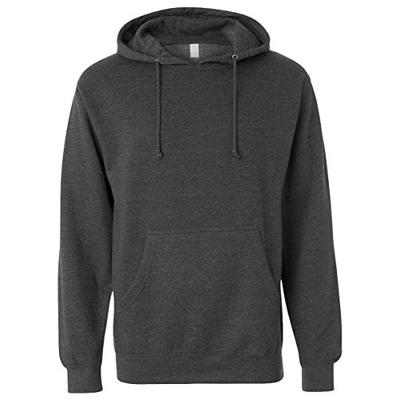 Independent Trading SS4500 Men's Midweight Hooded Sweatshirt Charcoal Heather Small