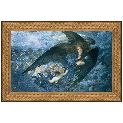 Design Toscano Night with her Train of Stars, 1912: Canvas Replica Painting: Large