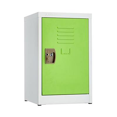 AdirOffice Kids Steel Metal Storage Locker - For Home & School - With Key & Hanging Rods (24 Inch, G