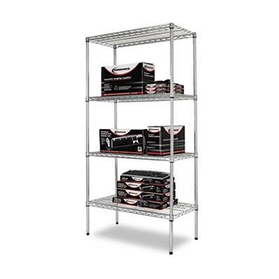 Alera® Industrial Wire Shelving Starter Kit SHELVING,WIRESTART36X18SR (Pack of2)