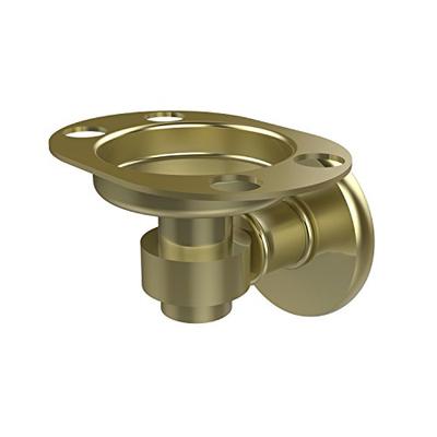 Allied Brass 2026-SBR Continental Collection Tumbler/Toothbrush Holder, Satin Brass