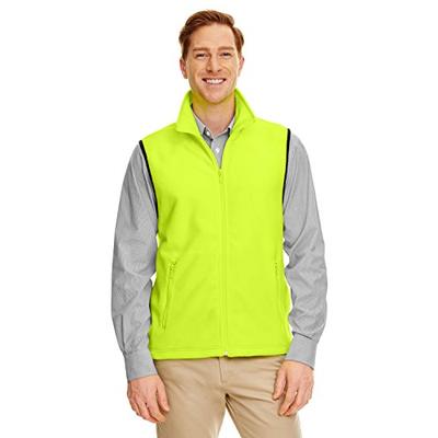 Harriton Adult 8 oz. Fleece Vest S Safety Yellow