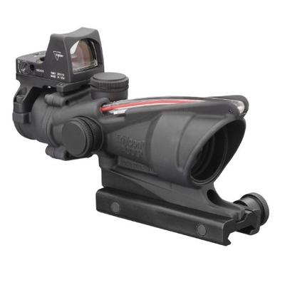 Trijicon 4x32mm ACOG Dual Illumination Red Chevron .223 Reticle 3.25 MOA RMR Sight TA51 Mount Black