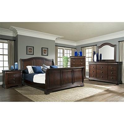 Picket House Furnishings Elements Conley 4 Piece King Sleigh Bedroom Set