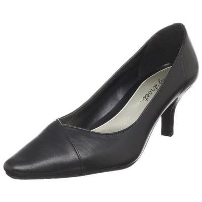 Easy Street Women's Chiffon Pump,Black,11 M US