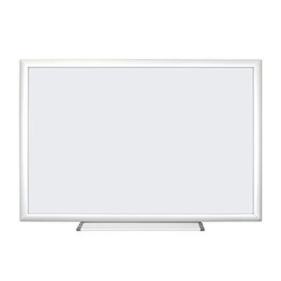 U Brands Basics Plus Magnetic Dry Erase Board, 70 x 47 Inches, Silver Aluminum Frame