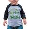 7 ate 9 Apparel Boy's St. Patrick's Day Vintage Baseball Tee 3T Months Grey and Green