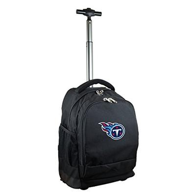 NFL Tennessee Titans Expedition Wheeled Backpack, 19-inches, Black