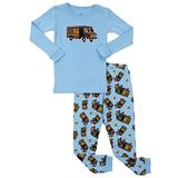 Leveret Boys UPS Truck 2 Piece Pajama Set 100% Cotton Blue 6 Years screenshot. Sleepwear directory of Clothes.