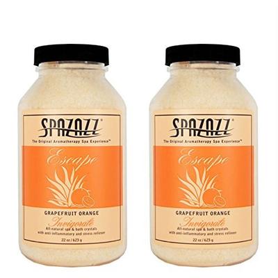 Spazazz Aromatherapy Spa/Bath Crystals 2PK - Classics (Grapefruit Orange 22oz (2 Pack))