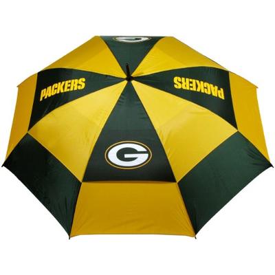 Team Golf NFL Green Bay Packers 62" Golf Umbrella with Protective Sheath, Double Canopy Wind Protect