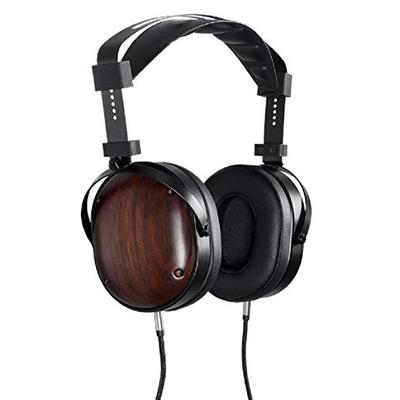 Monolith M565C Over Ear Planar Magnetic Headphones - Black/Wood with 106mm Driver, Closed Back Desig