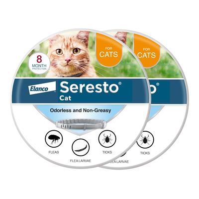 Seresto Vet-Recommended Flea & Tick Prevention Collar for Cats, Count of 2