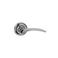 Delaney Hardware Solid Zinc Passage Door Lever w/ Rosette Round Grade 2 in Gray | 2.75 H x 5.83 W in | Wayfair BV337006