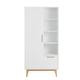 Armoire style scandinave 1 porte 1 tiroir blanc