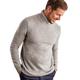 WoolOvers Mens Lambswool Polo Neck Knitted Jumper Grey Marl, M