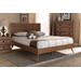 Baxton Studio Artemis Mid-Century Modern Walnut Brown Finished Wood Full Size Platform Bed - Artemis-Ash Walnut-Full