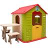 Kinder Spielhaus ab 1 - Garten Kinderhaus mit Tisch - Indoor Kinderspielhaus